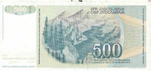 Banknote from Yugoslavia