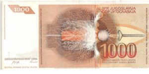 Banknote from Yugoslavia