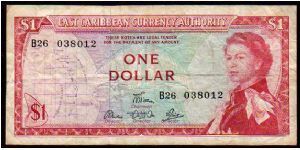 *EASTERN CARIBBEAN STATES*
__________________

1 Dollar
Pk 13d
------------------ Banknote
