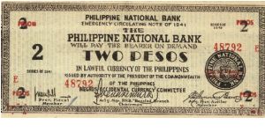 S-625a RARE Negros Occidental 2 Pesos note in series, 12 of 20. Banknote