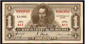 1 Bolivano__
Pk 128a__

Series -AM-
 Banknote