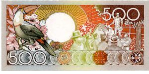 Banknote from Suriname