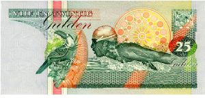 Banknote from Suriname