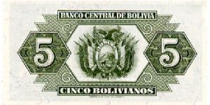 Banknote from Bolivia