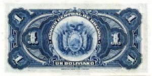 Banknote from Bolivia