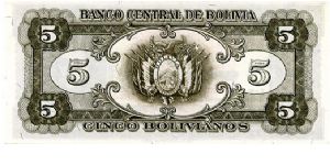 Banknote from Bolivia