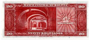 Banknote from Bolivia