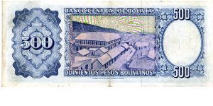 Banknote from Bolivia