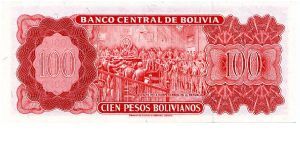 Banknote from Bolivia