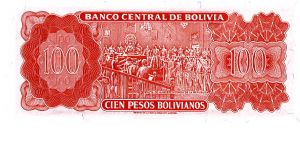 Banknote from Bolivia