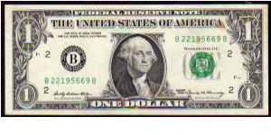 1 Dollar
Pk 449 Banknote