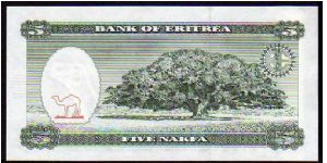 Banknote from Eritrea