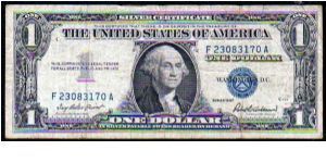 1 Dollar__Pk 419__Silver Certificate
 Banknote