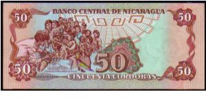 Banknote from Nicaragua