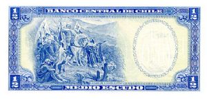 Banknote from Chile