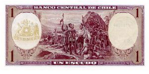 Banknote from Chile