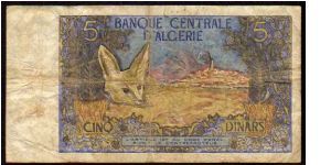 Banknote from Algeria