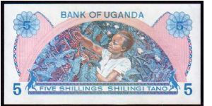 Banknote from Uganda