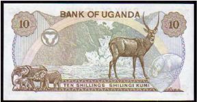 Banknote from Uganda