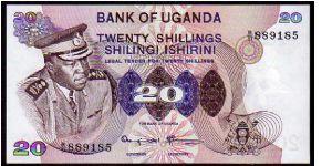 20 Shillings
Pk 7c Banknote