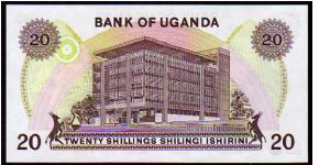 Banknote from Uganda