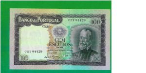 100 escudos 1961
Ch 6 a - A/Unc
Pedro Nunes Banknote