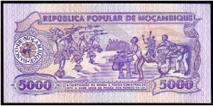 Banknote from Mozambique