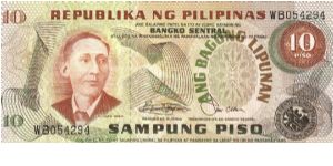 10 Pesos note in series, 7 - 9. I will trade this note for notes I need. Banknote