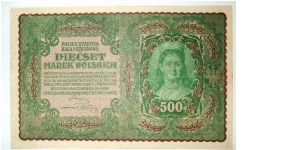 500 marek polski Banknote