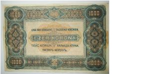 Banknote from Hungary