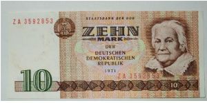 10 marks East Germany Banknote