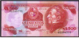 500 Nuevos Pesos
Pk 63 Banknote