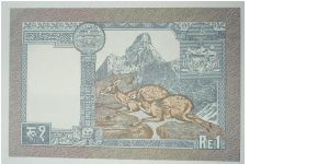 Banknote from Nepal