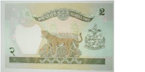 Banknote from Nepal