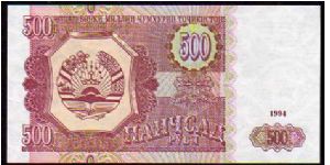 500 Rublei
Pk 8a Banknote