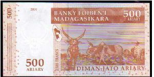 Banknote from Madagascar