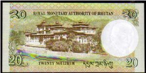 Banknote from Bhutan