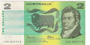 2 DOLLARS

LPU 835519 Banknote