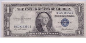 1935 F $1 SILVER CERTIFICATE Banknote