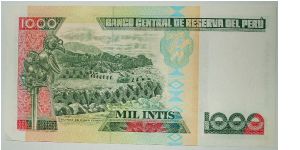 Banknote from Peru