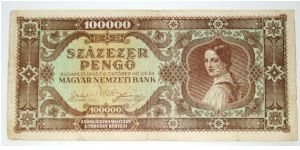 100000 pengo 1946 Banknote