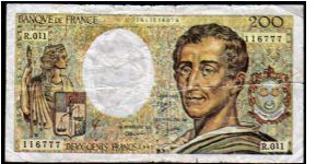 200 Francs
Pk 155c Banknote