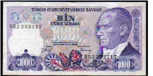 10'000 Turk Lirasi
Pk 196

(L.14-01-1970) Banknote