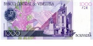 Banknote from Venezuela