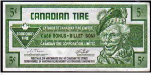 5 Cents__
Pk NL__
Canadian Tire

Coupon
 Banknote