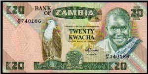 20 Kwacha
Pk 27d

1980-1988 Banknote