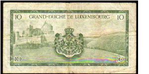 Banknote from Luxembourg