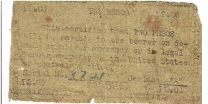 Banknote from Philippines