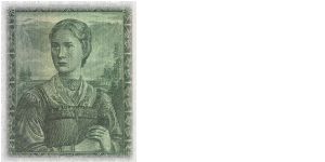 Austria, 100 Kr. 1947, a very stirring and lovely fraulein. Banknote