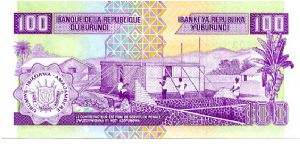 Banknote from Burundi